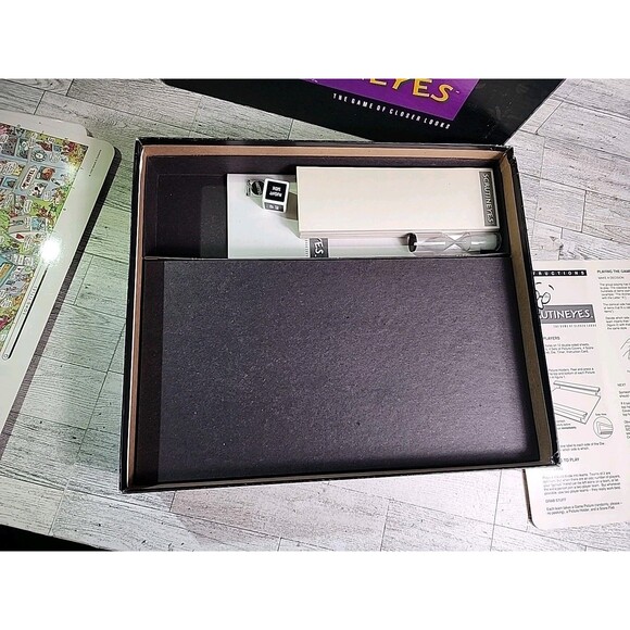 Vintage Scrutineyes Hersch Mattel 1992 Closer Looks Pictures Search Board Game - Picture 5 of 7